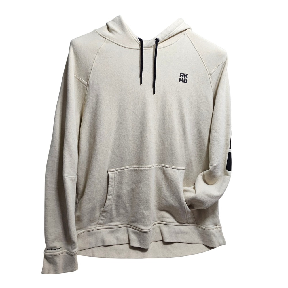 Alaskan Hardgear Duluth Trading Co Hoodie Mens 2XL Cream Tough Cotton 22905